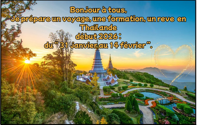 Projet de formation en massage thaï